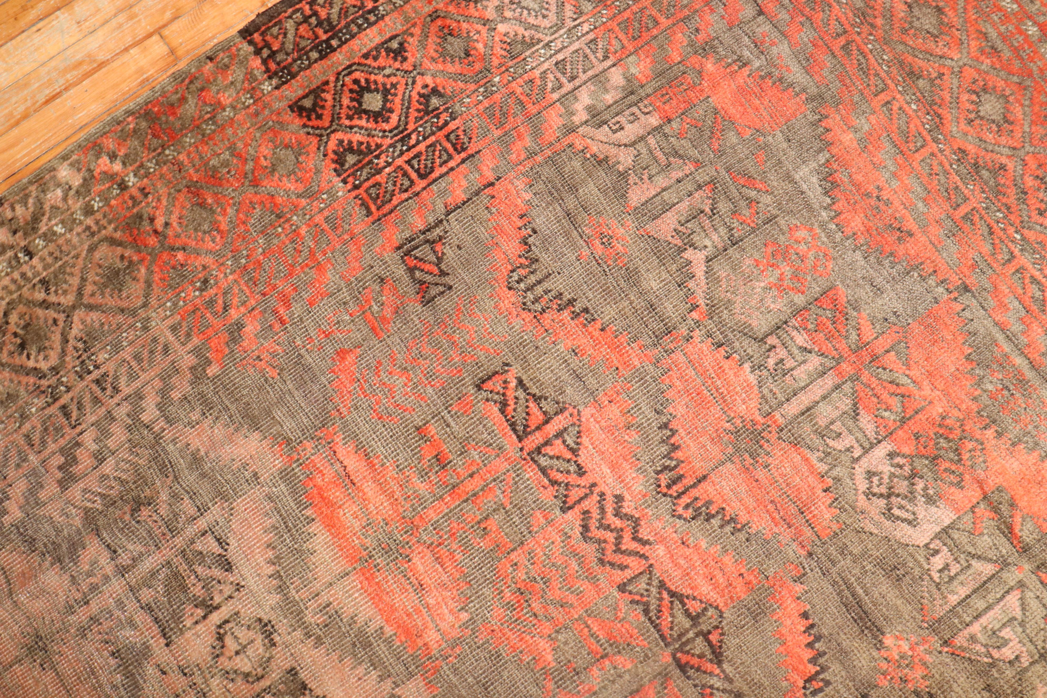Wool Zabihi Collection Early 20th Century Tribal Balouch Rug For Sale