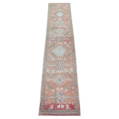 Zabihi Collection Early 20th century Turkish Oushak Narrow Runner