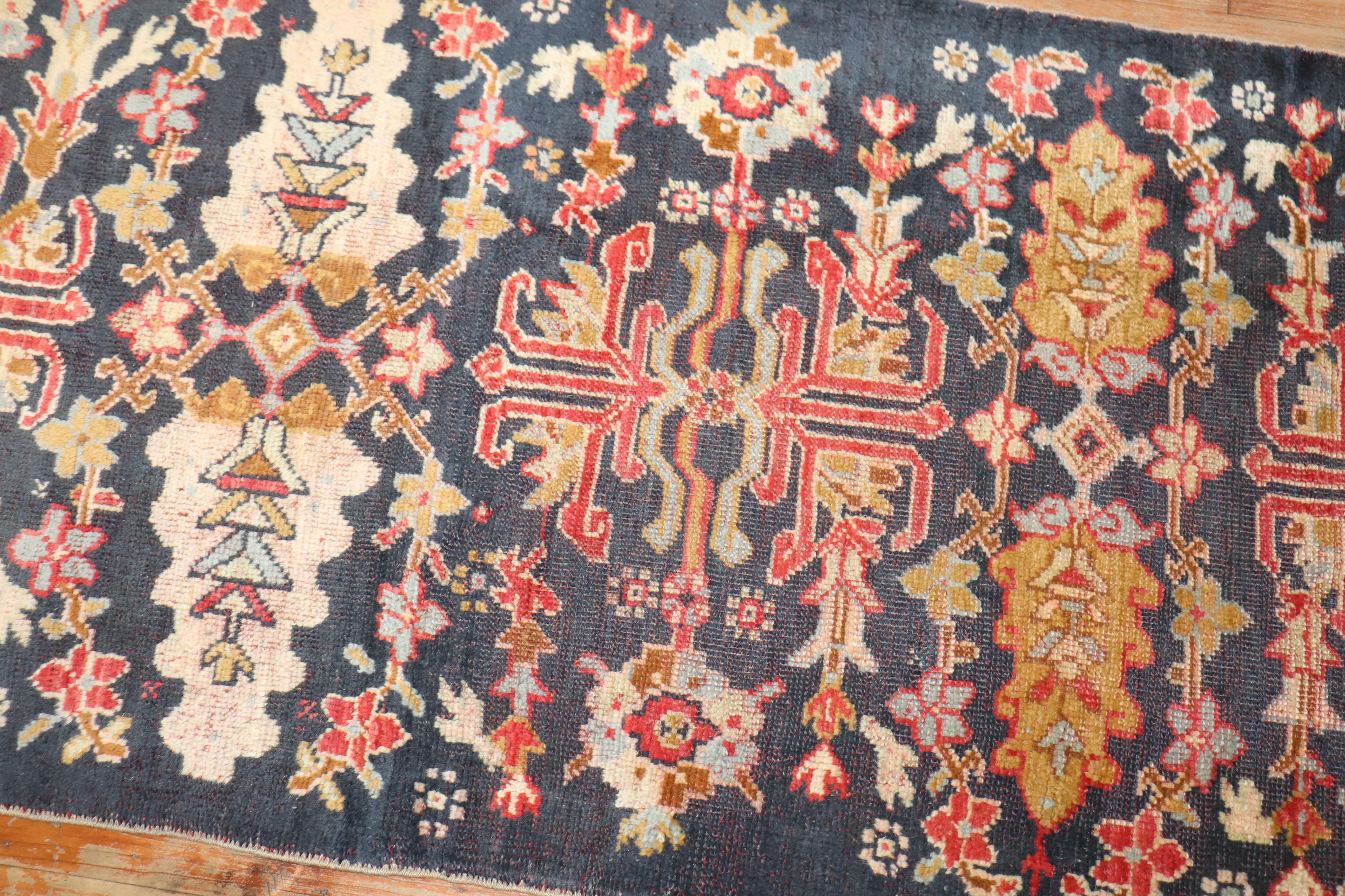 Runner Oushak turco dei primi del Novecento della Collezione Zabihi in vendita 2