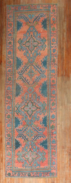 Zabihi Collection Early 20th Century Wide Turkish Oushak Runner