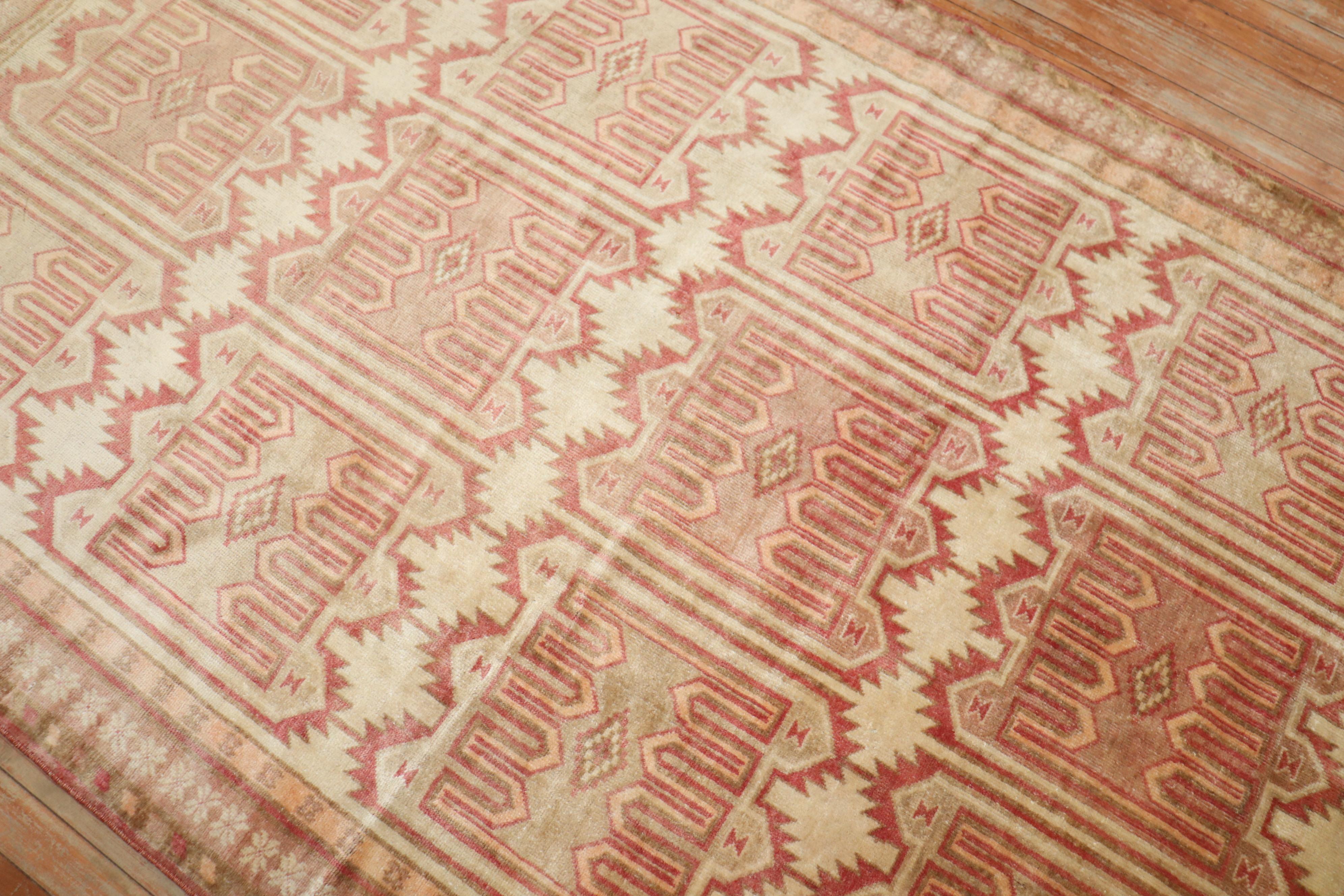 Zabihi Kollektion Ostturkestanischer Samarkand-Teppich (Wolle) im Angebot