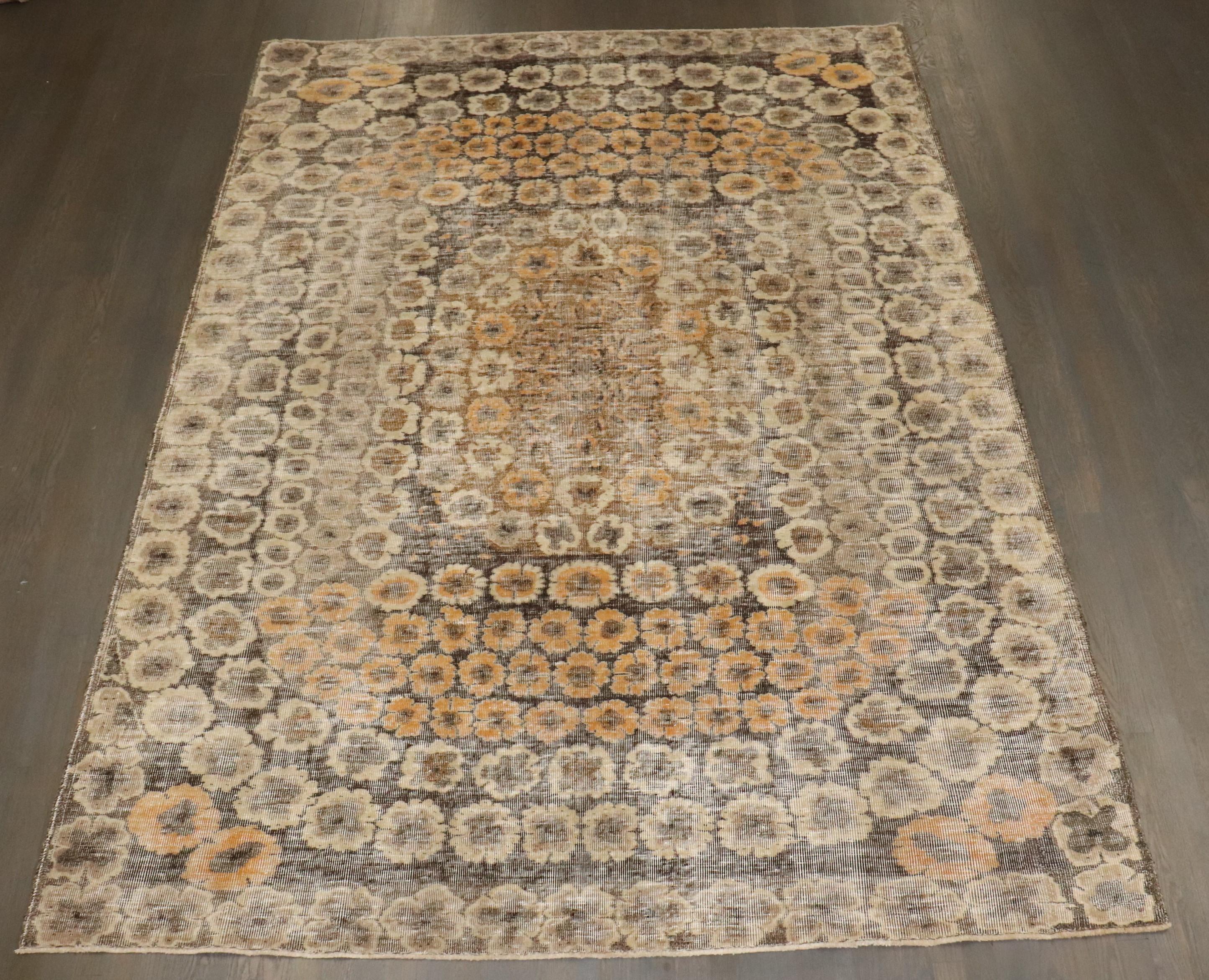 Colección Zabihi Alfombra turca ecléctica deco Zeki Muren siglo XX en venta