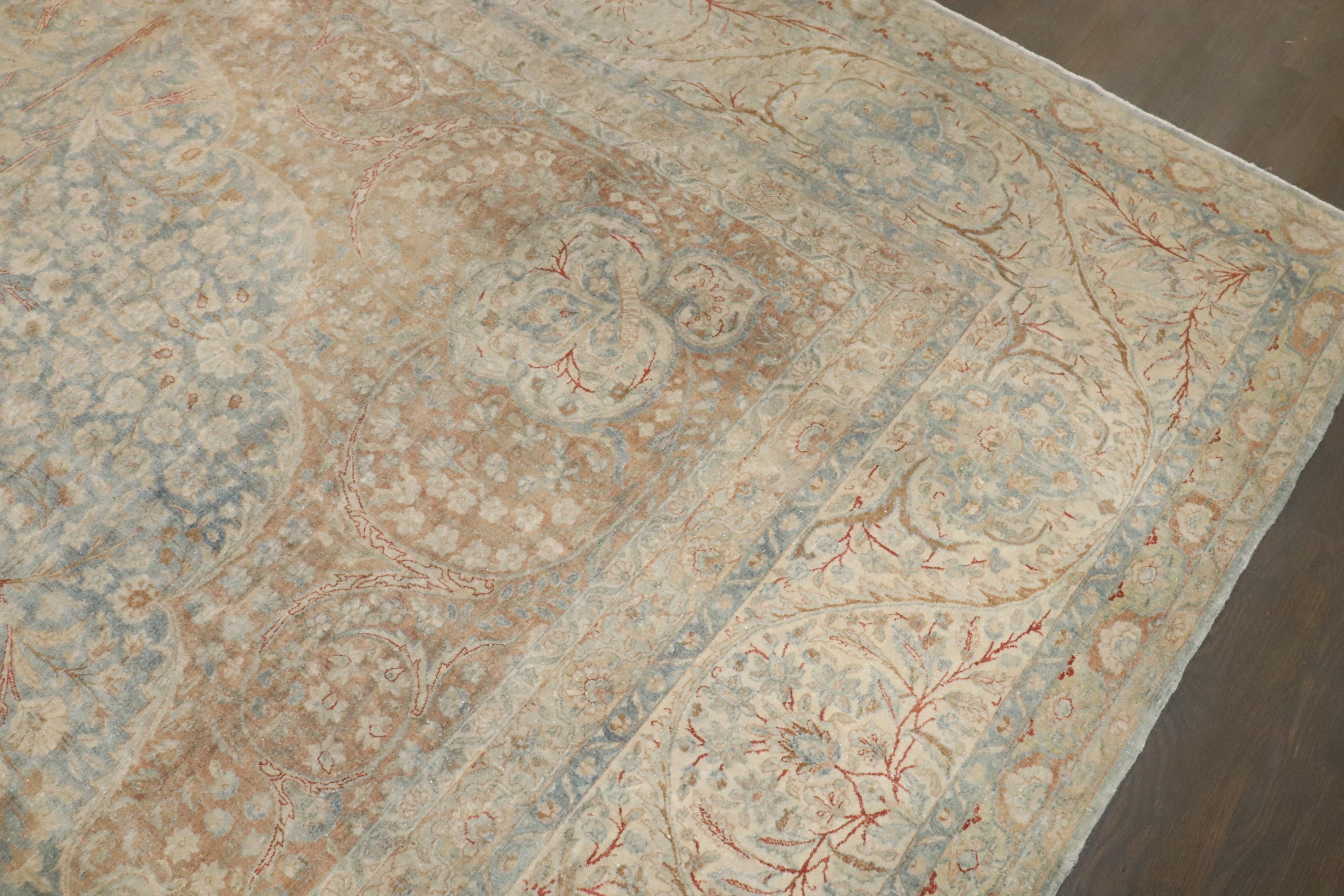Exquisiter antiker persischer Kerman-Teppich aus der Zabihi-Kollektion (Persisch) im Angebot