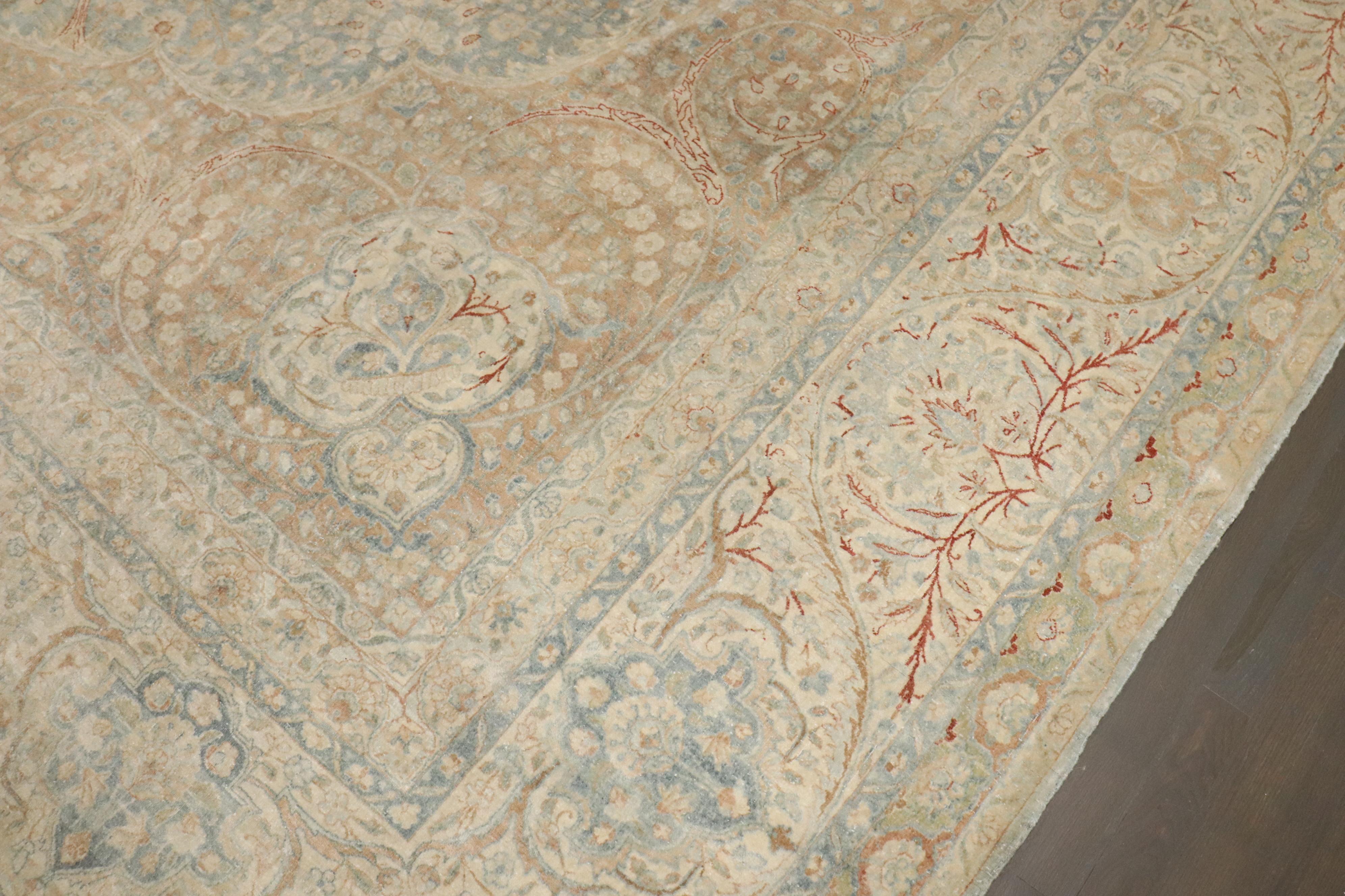 Exquisiter antiker persischer Kerman-Teppich aus der Zabihi-Kollektion (Handgeknüpft) im Angebot