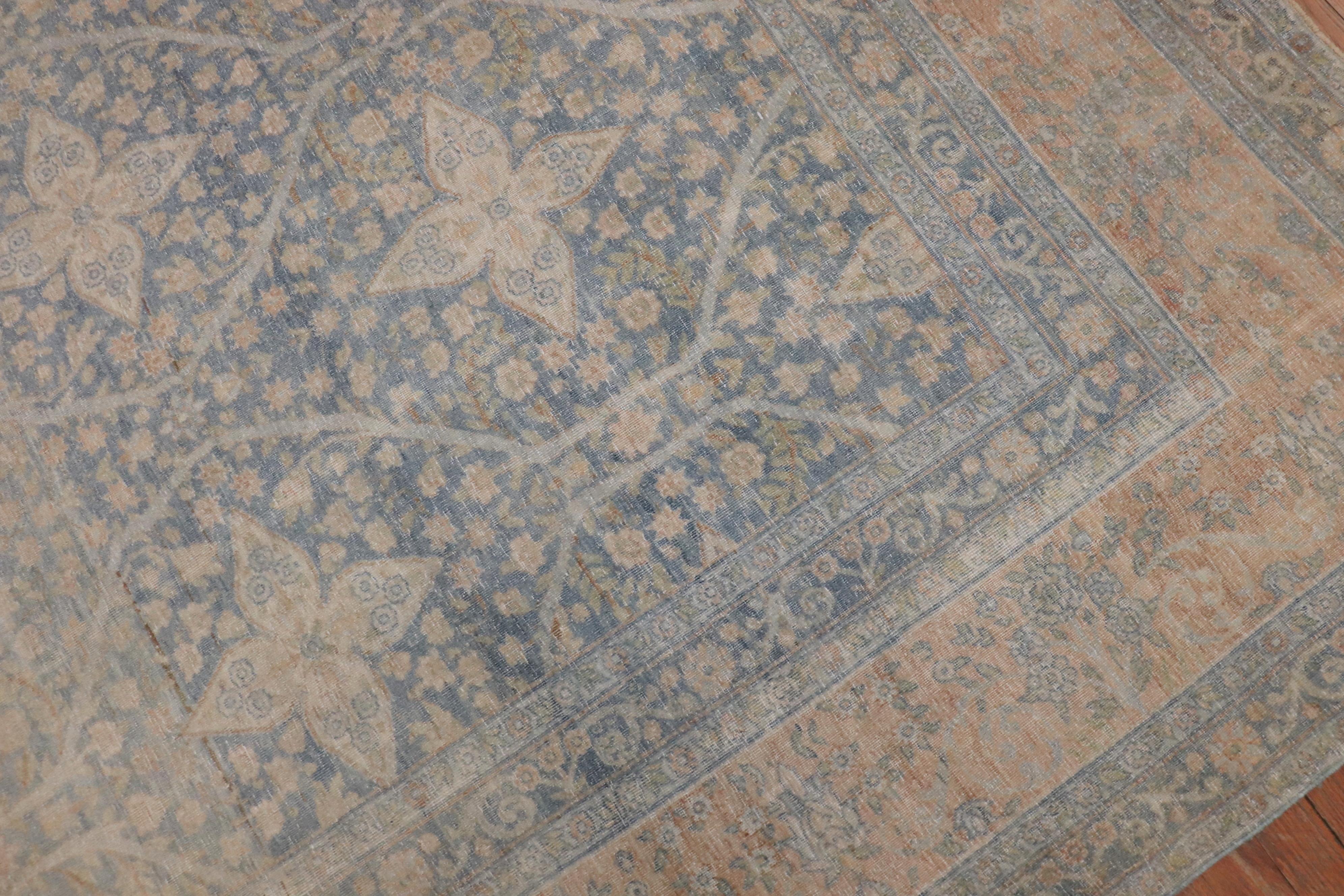 Zabihi Collection Exquisite Oversize Antique Persian Kerman Carpet  For Sale 6