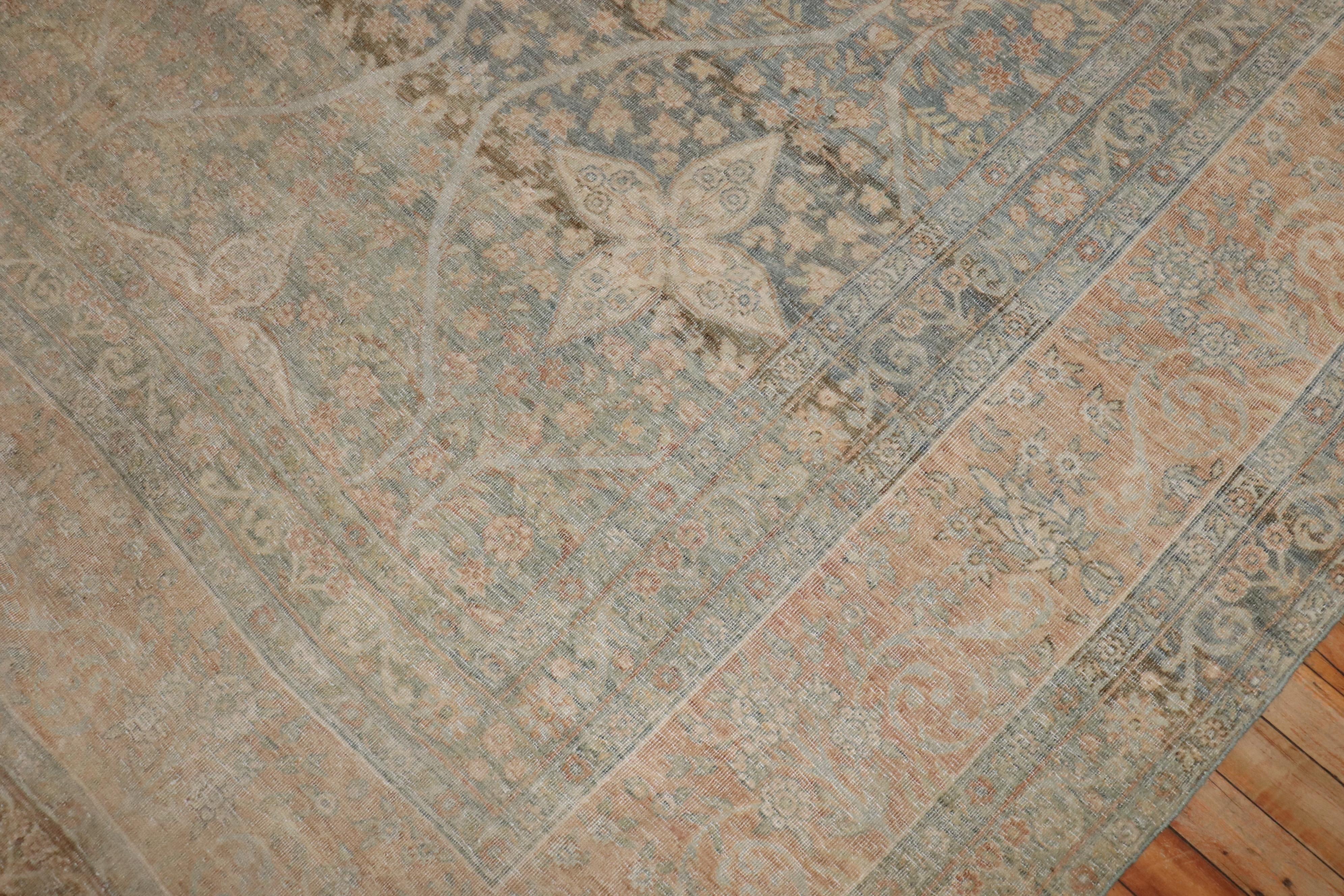 Zabihi Kollektion Exquisite Oversize Antiker persischer Kerman-Teppich in Übergröße  (Handgeknüpft) im Angebot