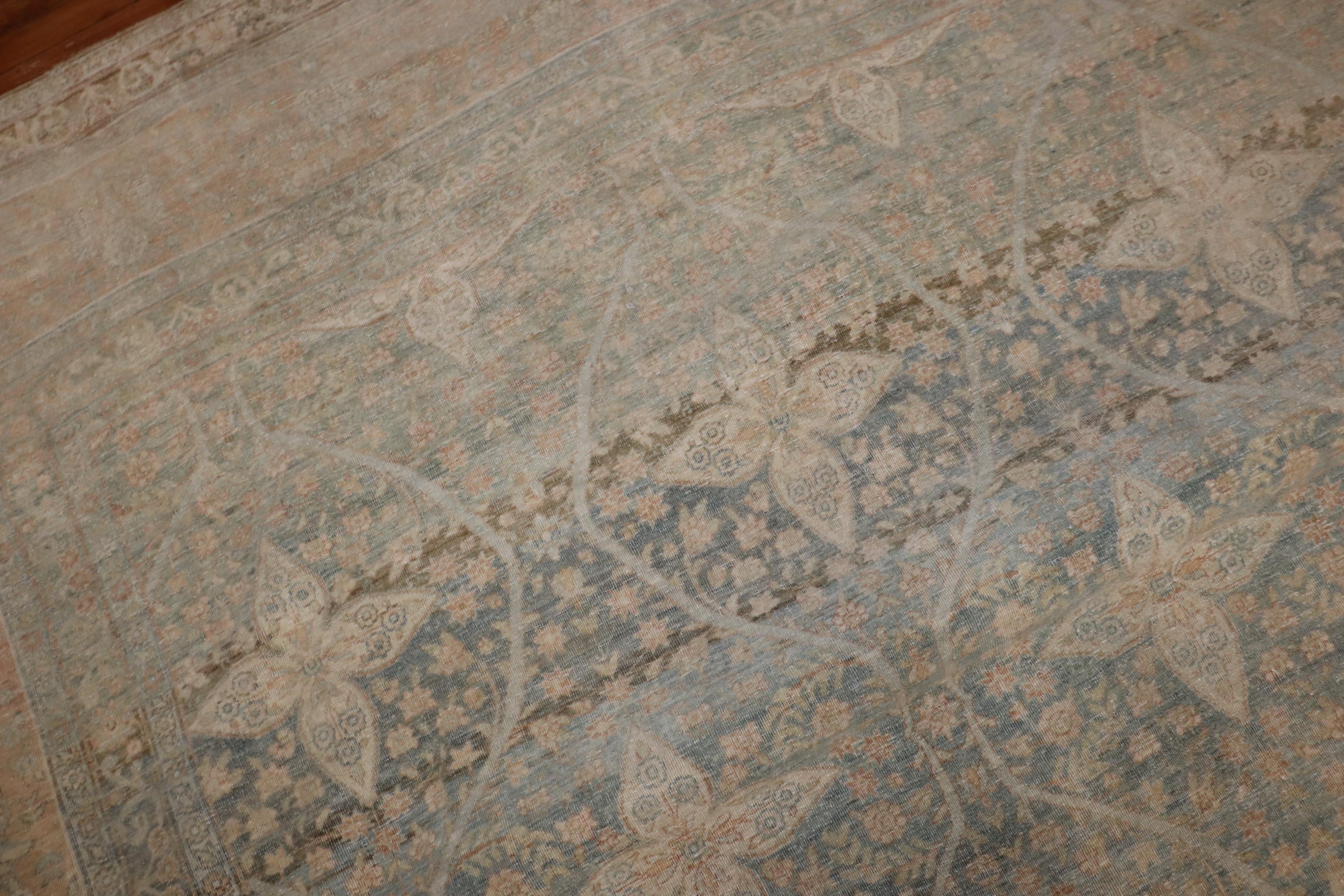 Zabihi Kollektion Exquisite Oversize Antiker persischer Kerman-Teppich in Übergröße  im Zustand „Gut“ im Angebot in New York, NY
