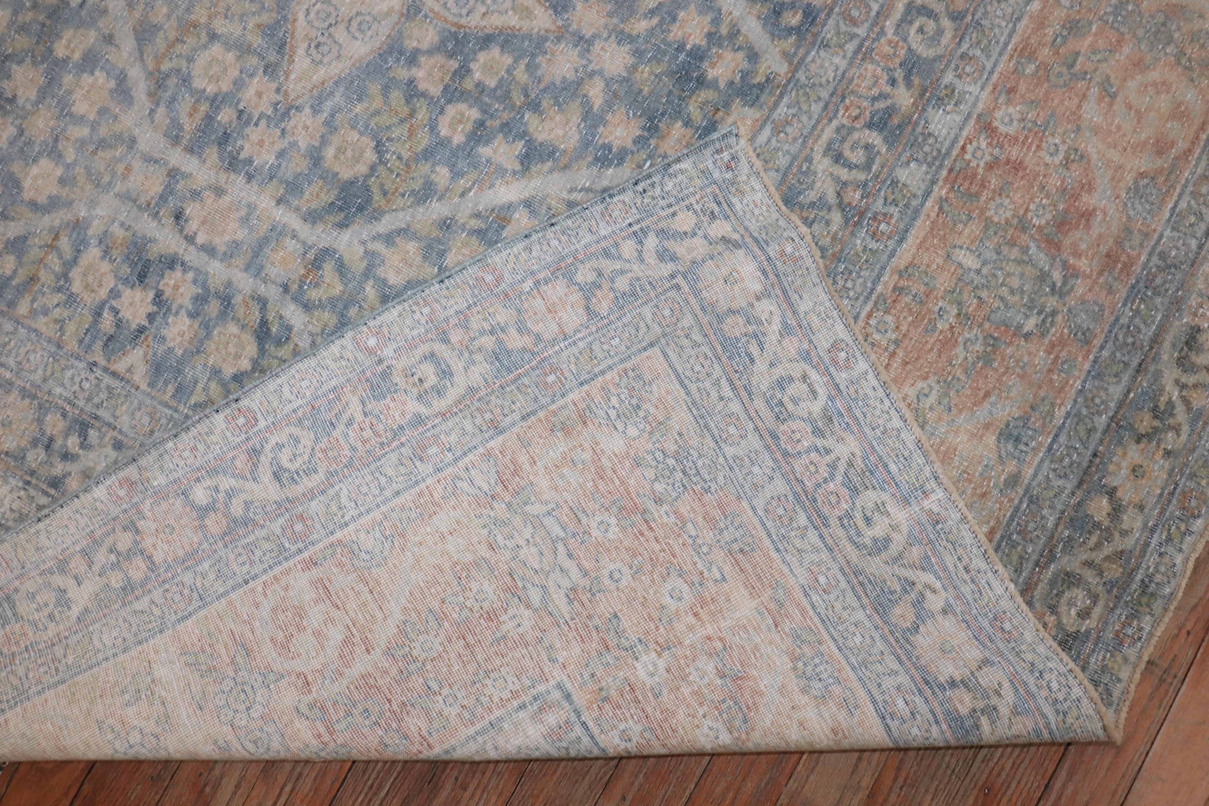 Zabihi Kollektion Exquisite Oversize Antiker persischer Kerman-Teppich in Übergröße  (Wolle) im Angebot
