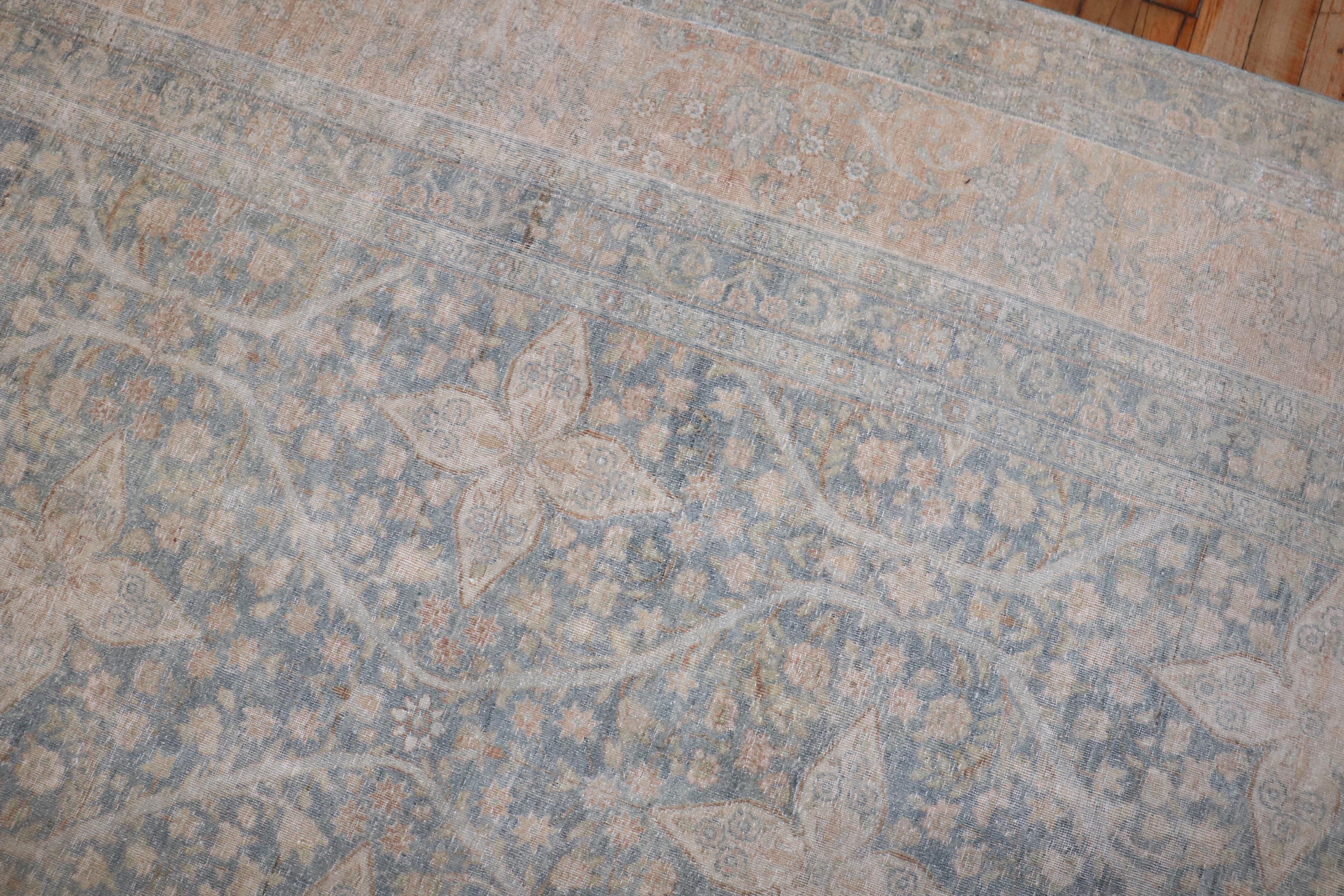 Zabihi Kollektion Exquisite Oversize Antiker persischer Kerman-Teppich in Übergröße  im Angebot 1