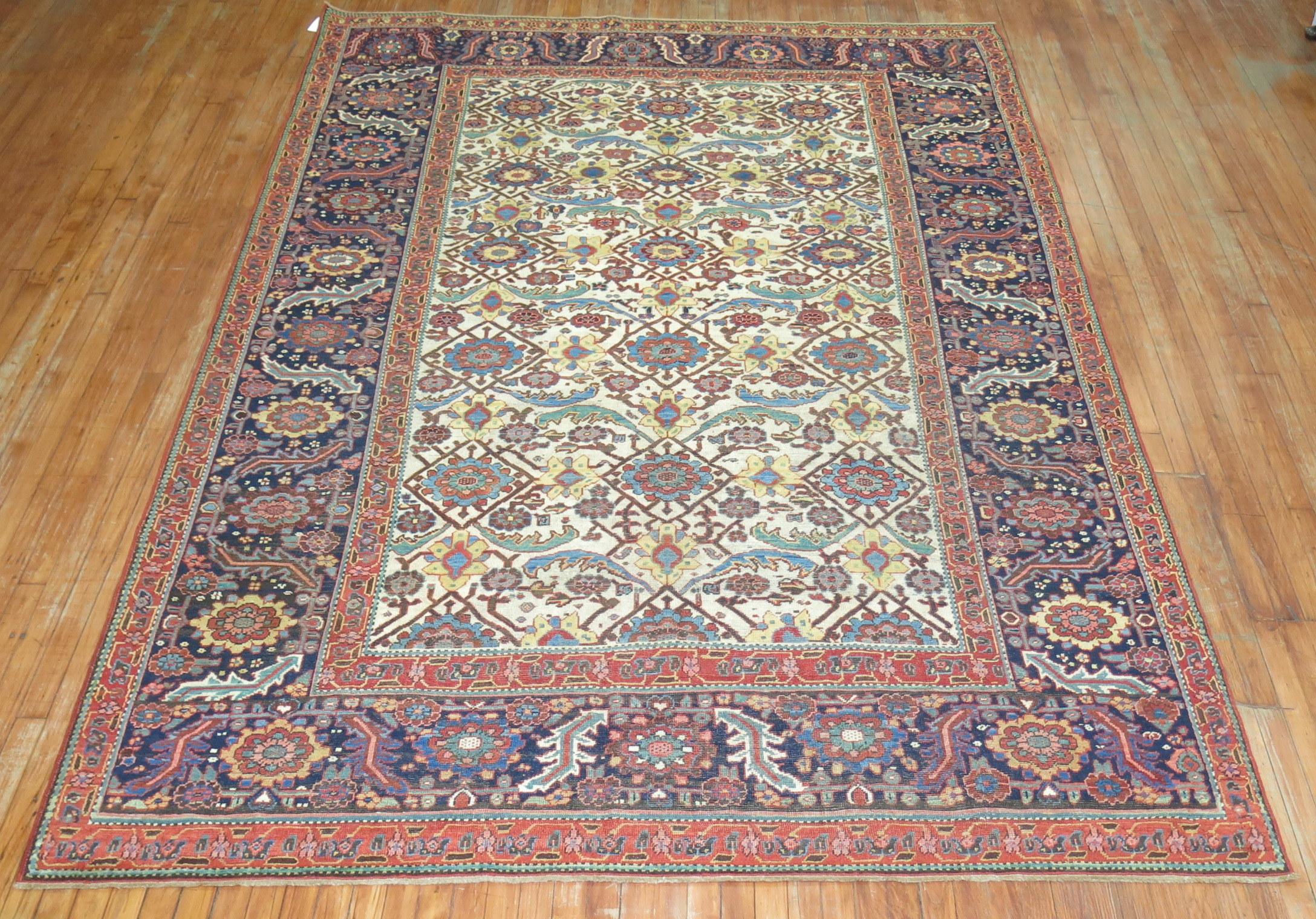 Tapis persan ancien raffiné de la collection Zabihi du Nord-Ouest en vente 2