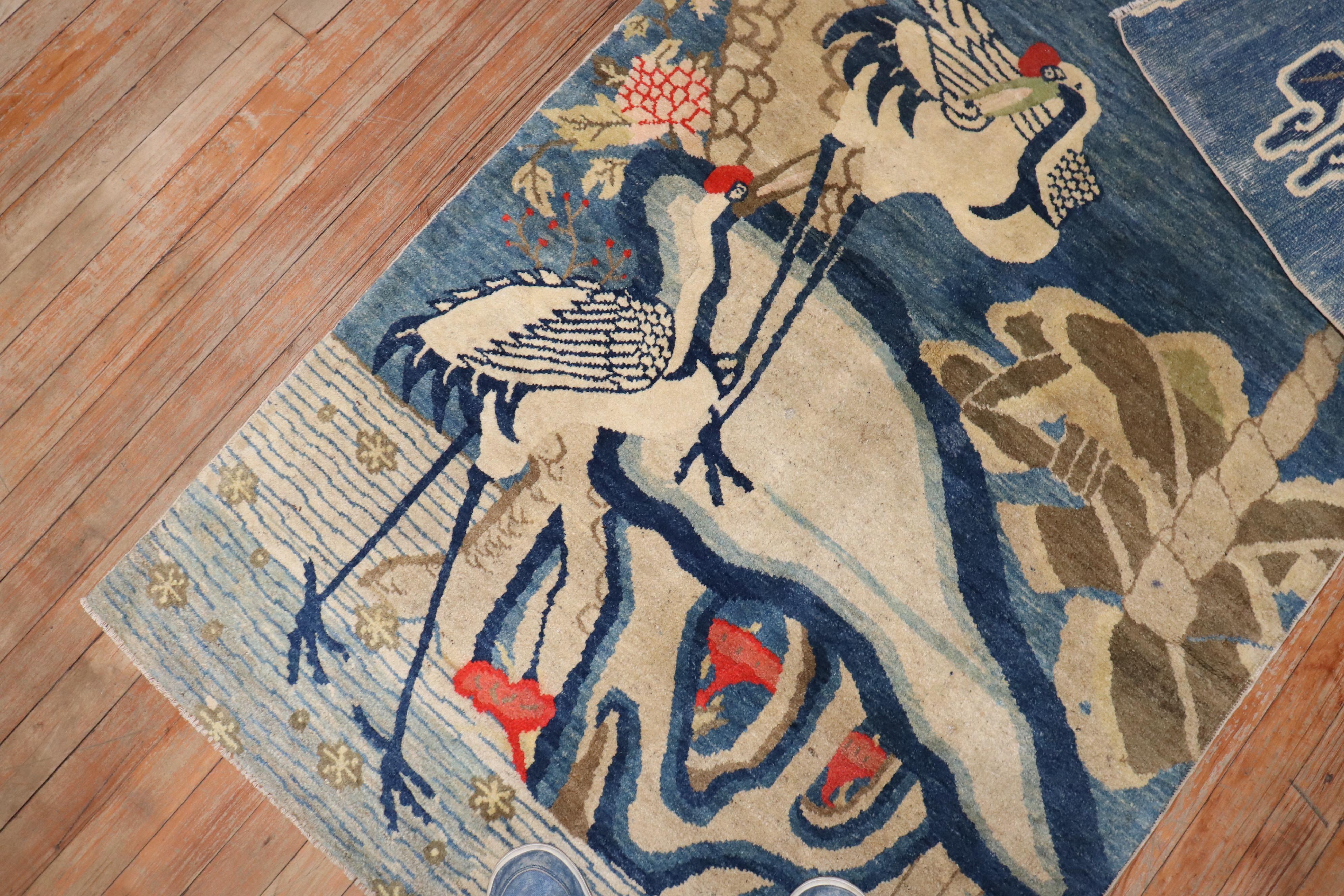 Alfombra Tibetana Flamingo Colección Zabihi Jotan en venta
