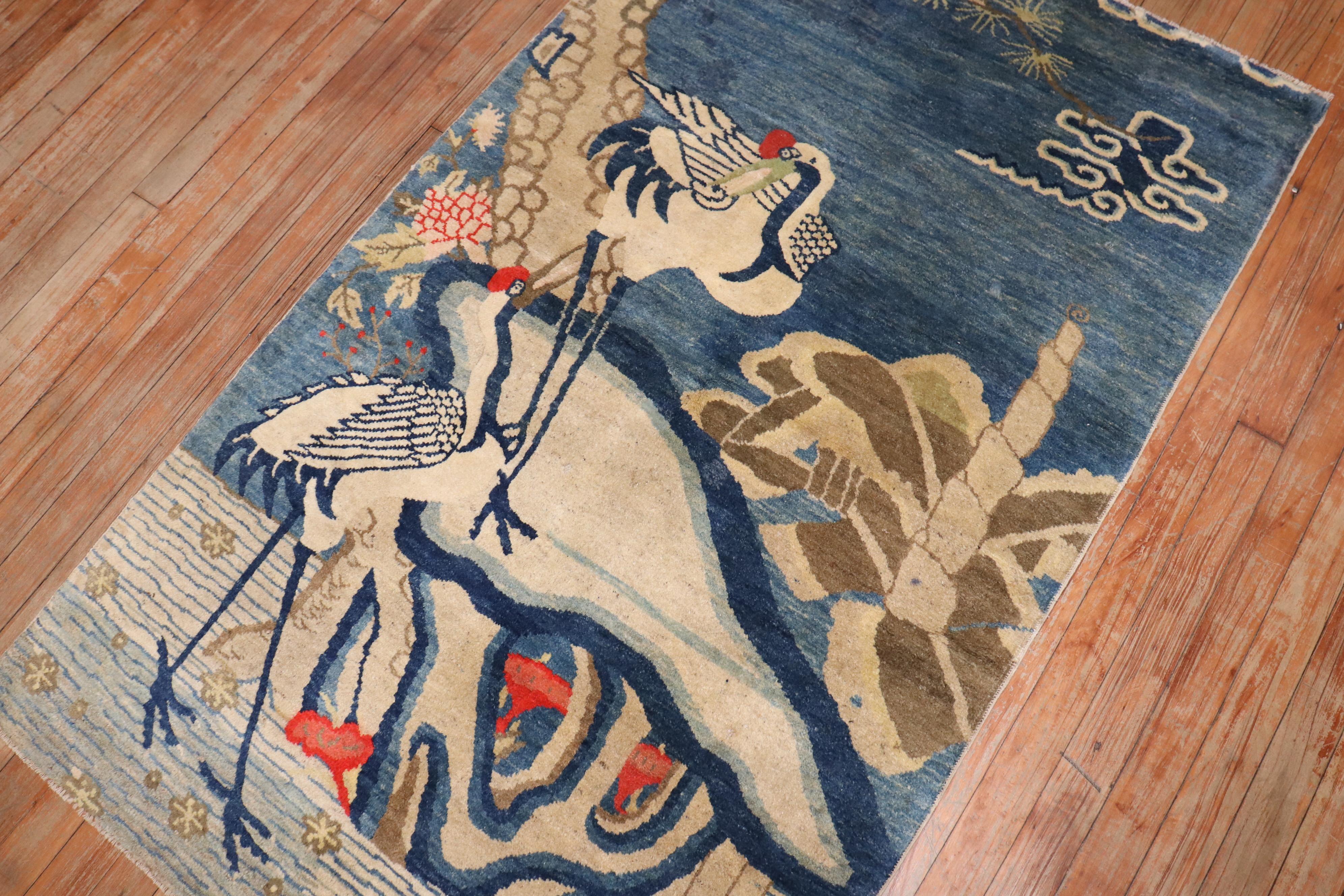 Alfombra Tibetana Flamingo Colección Zabihi en venta 2