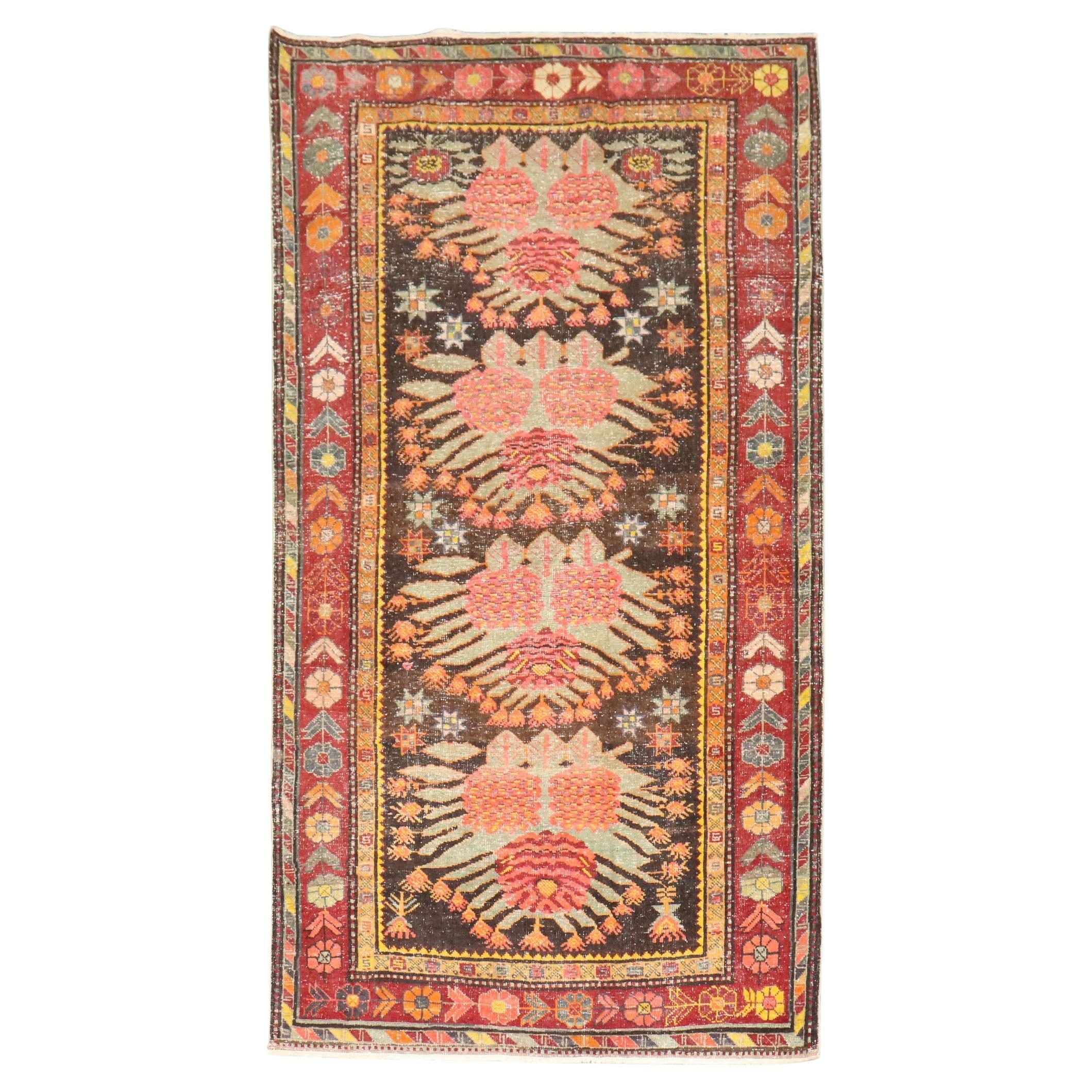 Zabihi Collection Floral Karabagh Rug