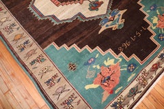 Collection Zabihi Médaillon floral Turc Petite pièce Tapis Kars Dated 1968