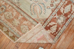 Zabihi Collection Floral Red Vintage Turkish Anatolian Rug