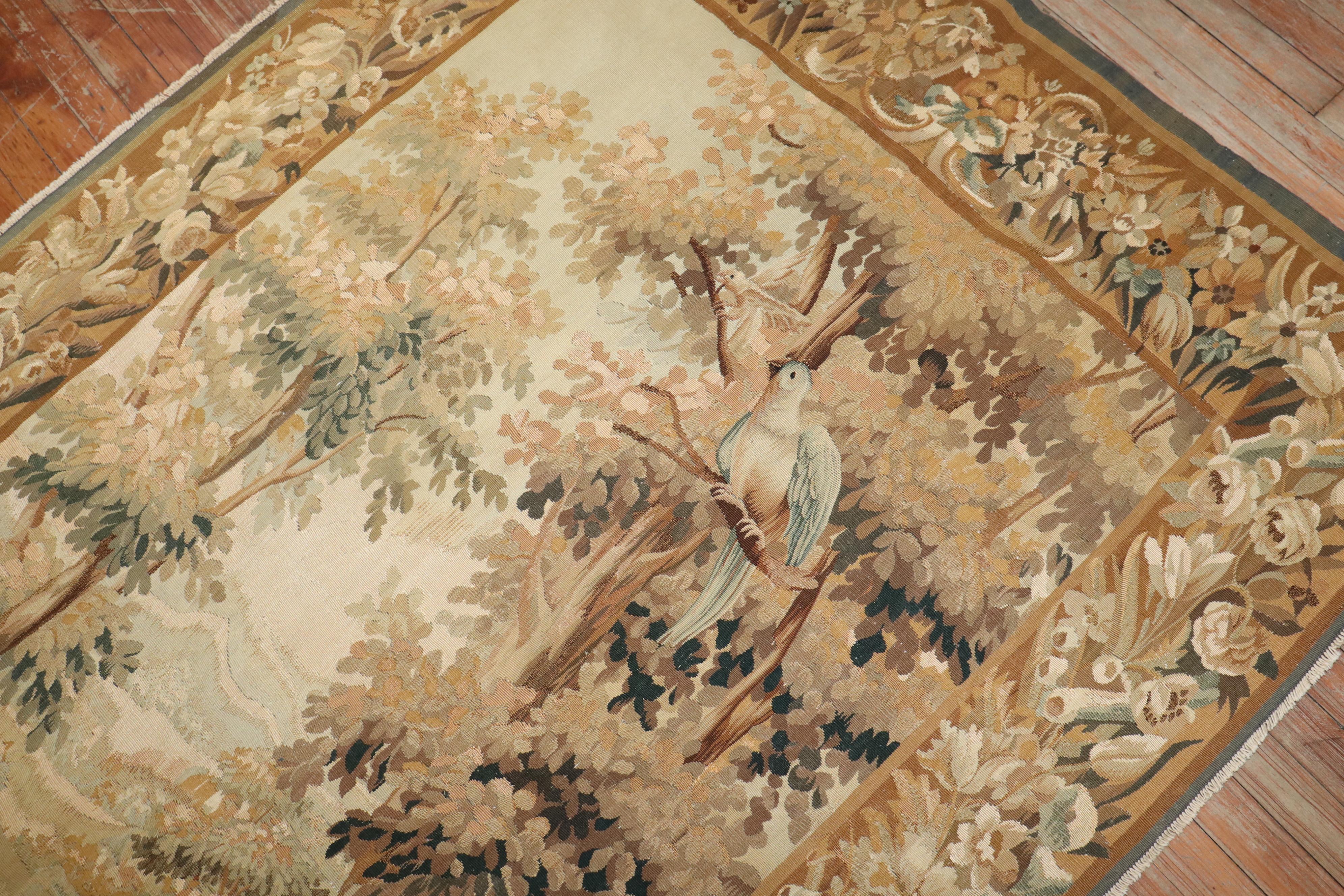 Fragment de tapisserie française du milieu du 19e siècle. 

Mesures : 4'9