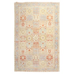 Zabihi Collection Garden Box Antique Persian Bakhtiari Rug