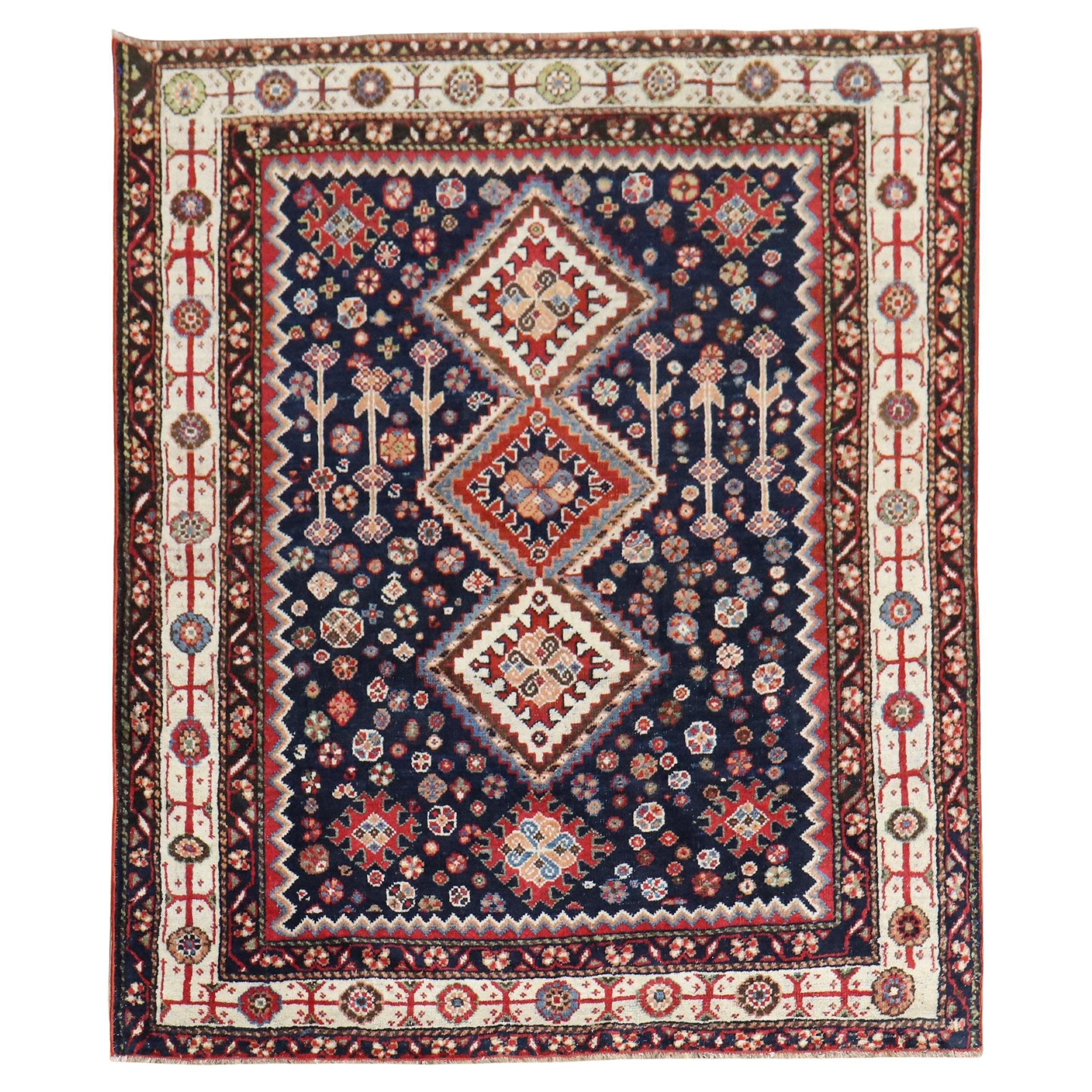 Tappeto Zabihi Collection'S Geometrico Antico Persiano Shiraz