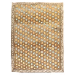 Zabihi Collection Geometric Funky Turkish Rug