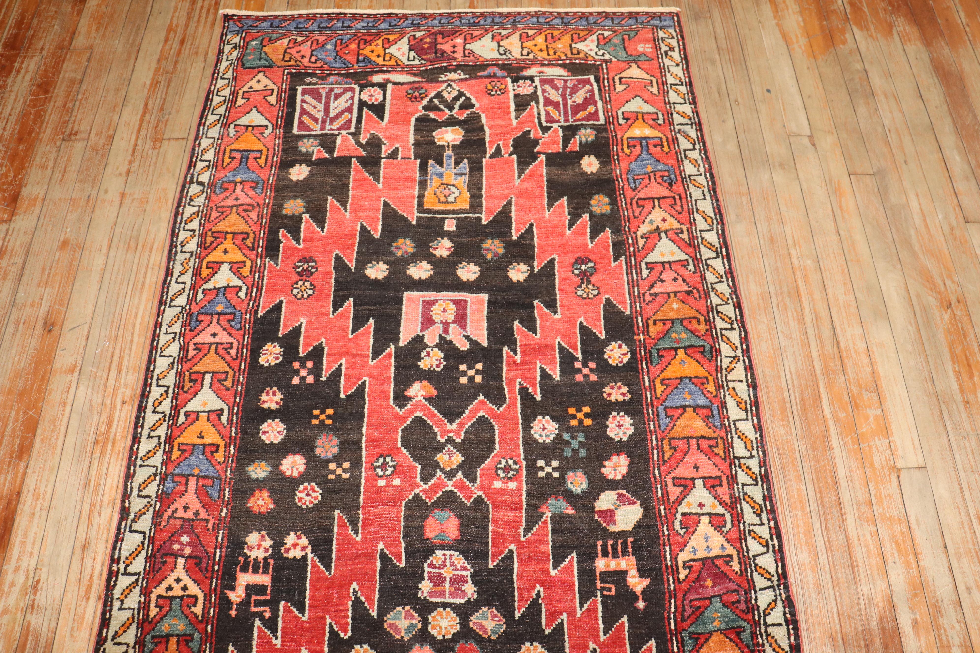 Runner geometrico Karabagh della Collection'S di Zabihi In condizioni buone in vendita a New York, NY