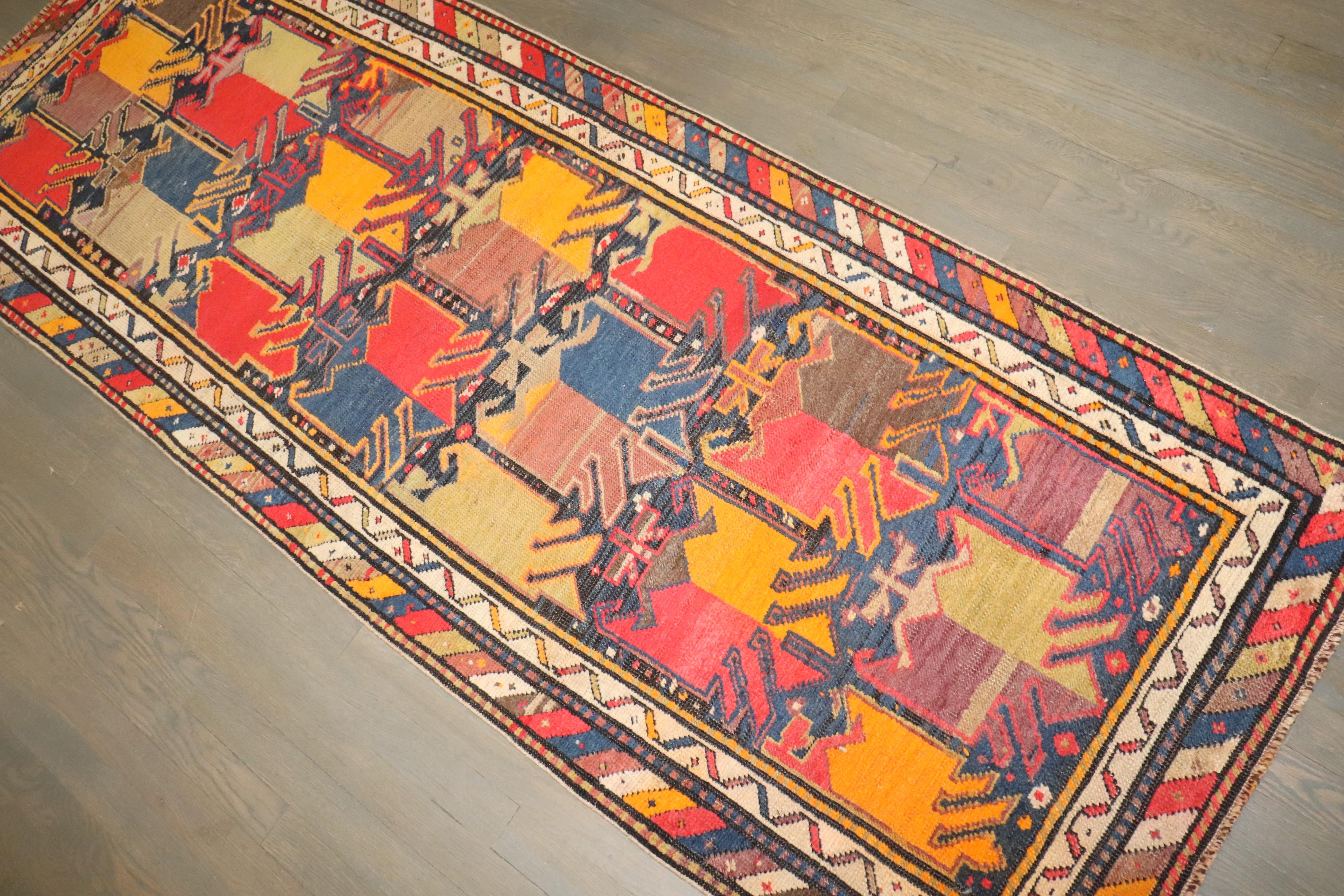 XX secolo Runner geometrico Karabagh della Collection'S di Zabihi in vendita
