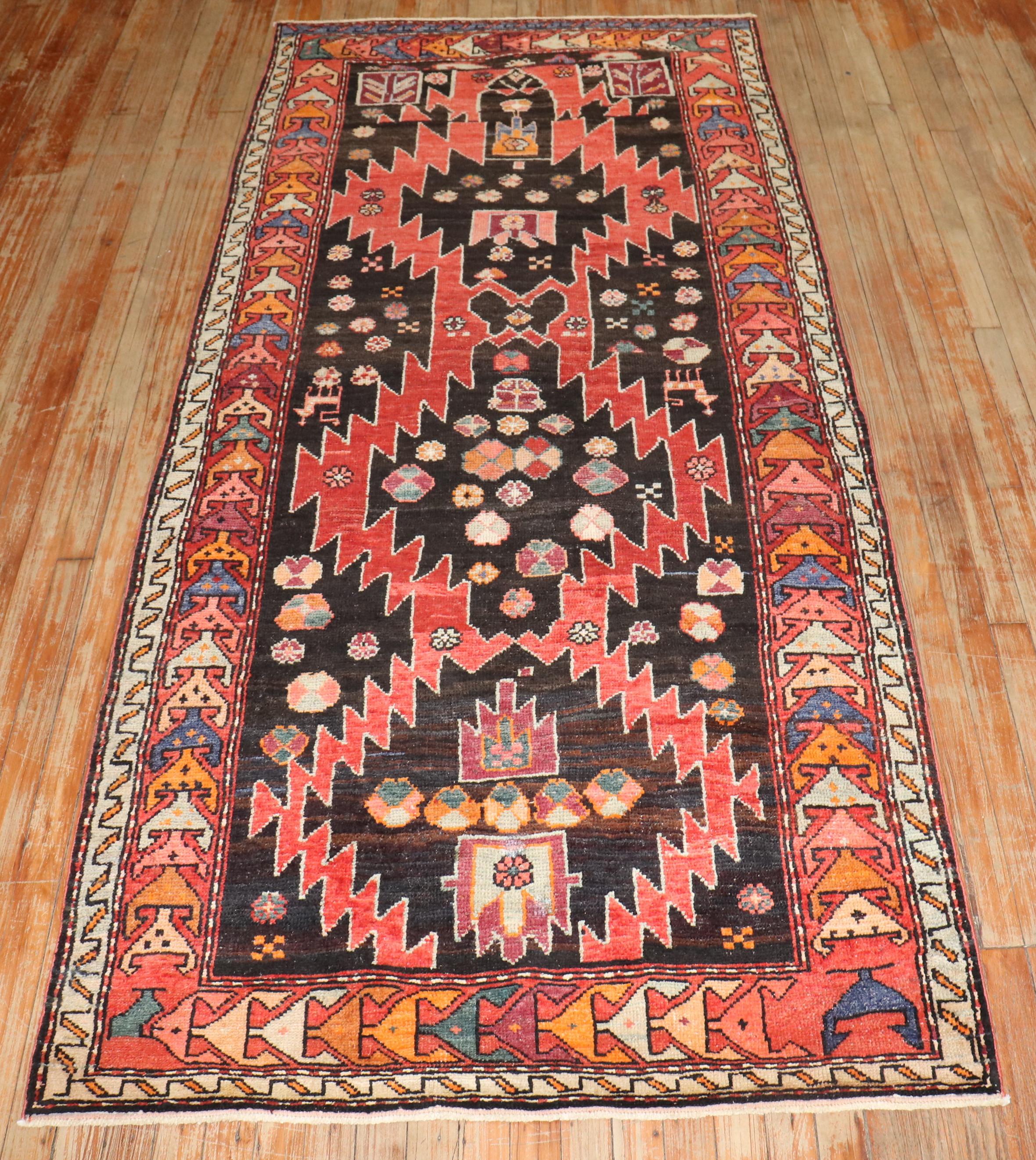Runner geometrico Karabagh della Collection'S di Zabihi in vendita 1
