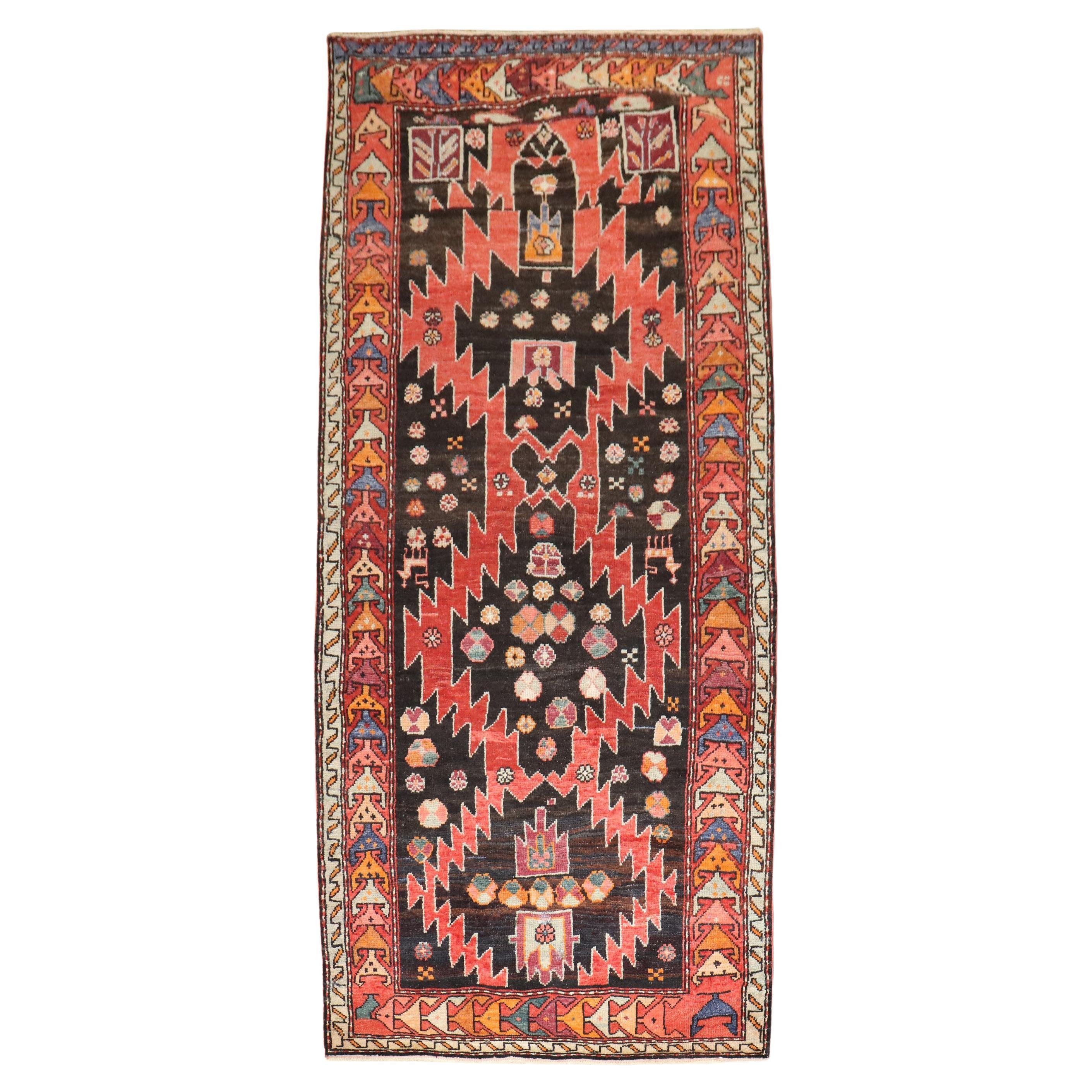 Zabihi Collection Geometric Karabagh Runner