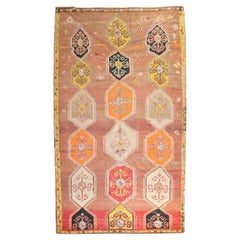 Zabihi Collection Geometric Odd Size Turkish Rug