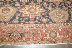 Zabihi Collection Geometric Oversize Persian Antique Heriz Rug
