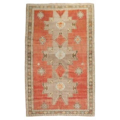 Zabihi Collection Geometric Room Size Turkish Rug
