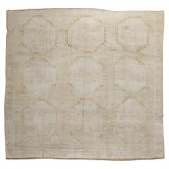 Zabihi Collection Geometric Room Square Size Turkish Rug