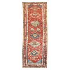 Zabihi Collection Geometric Tribal Northwest Persian Early 20th Century Runner