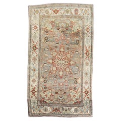 Zabihi Collection Gray Antique Persian Sarouk Ferehan Rug