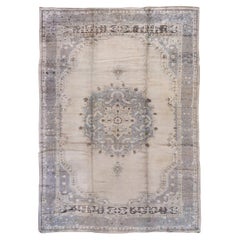 Tappeto Oushak Turco Antico Grigio Collection'S