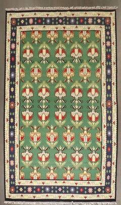 Zabihi Collection Green Besserabian Kilim