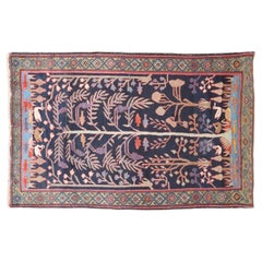 Zabihi Collection Harmonious Persian Hamadan Accent Rug