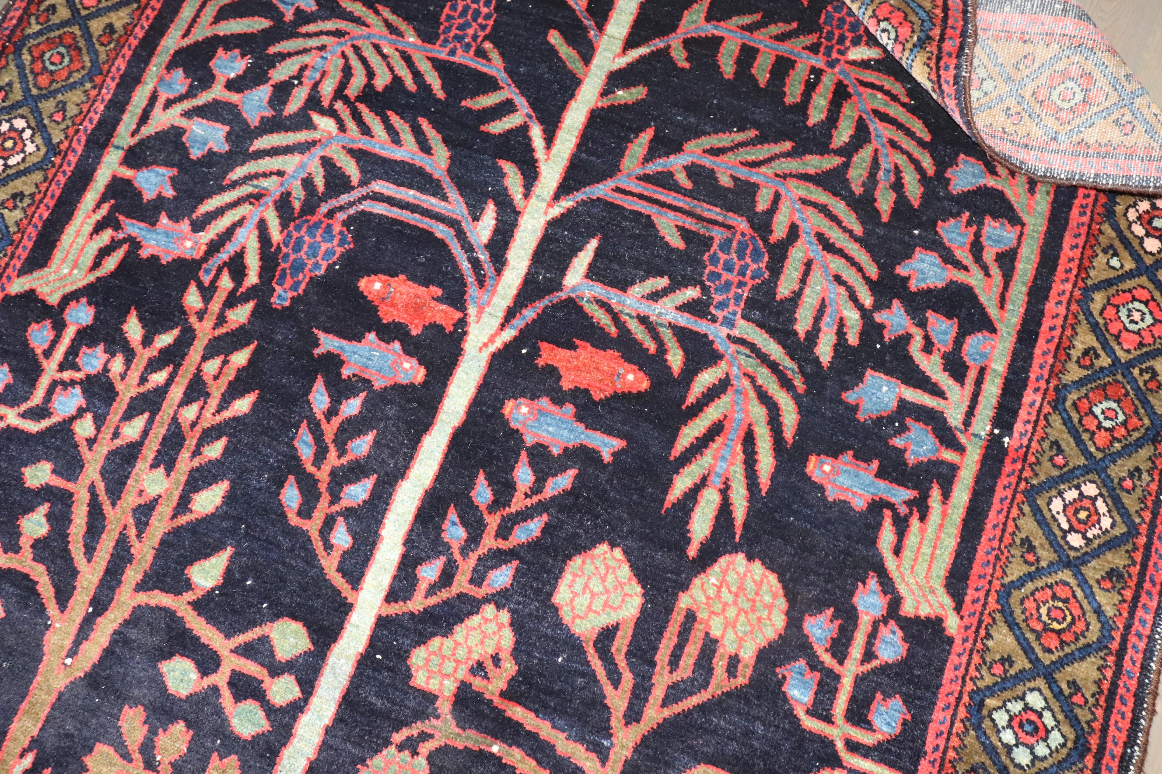 Lana Tappeto d'accento persiano Hamadan armonioso della collezione Zabihi in vendita