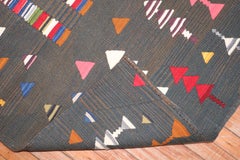 Zabihi Collection Horse Pictorial Persian Wall Kilim