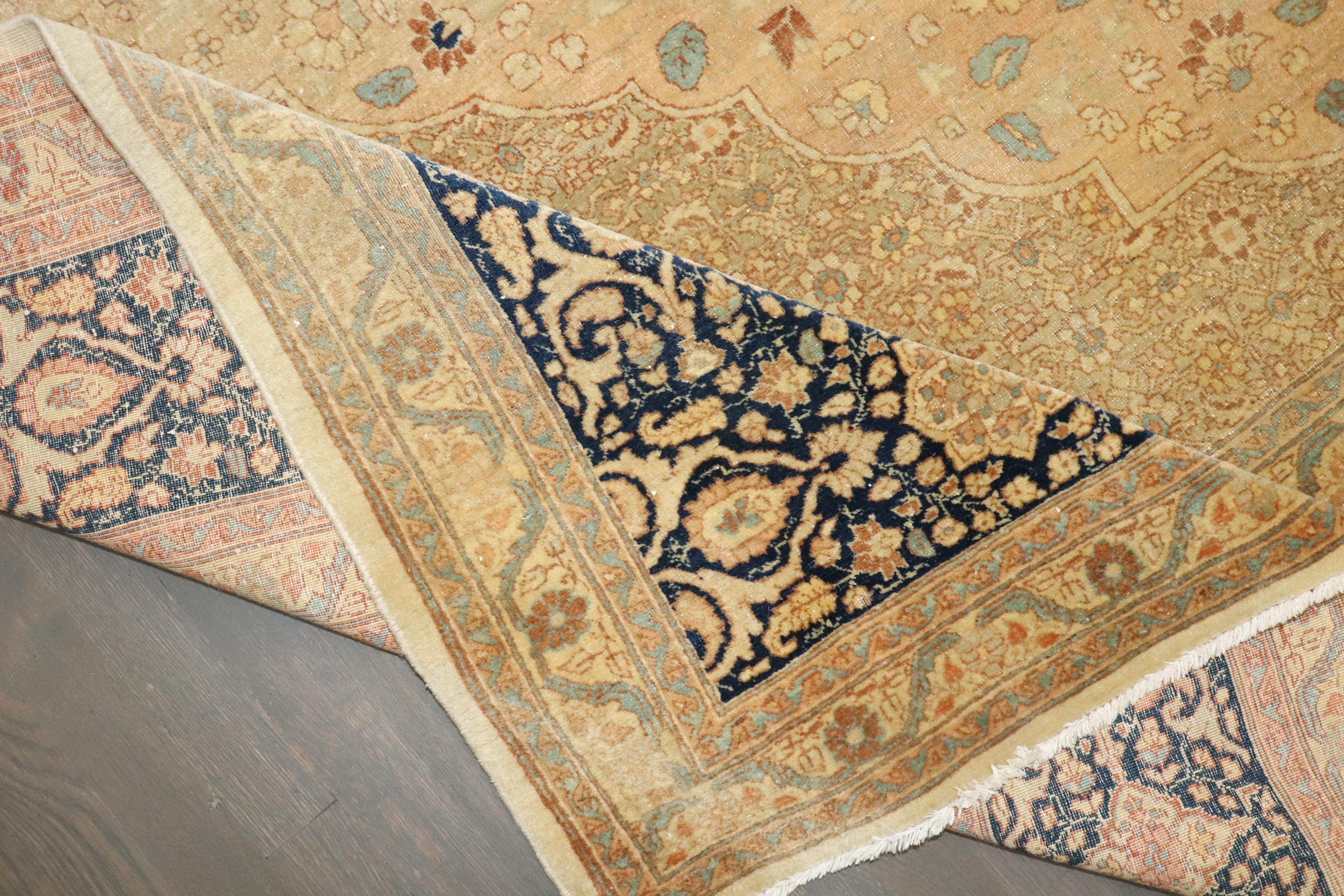 Alfombra antigua Tabriz siglo XX en venta