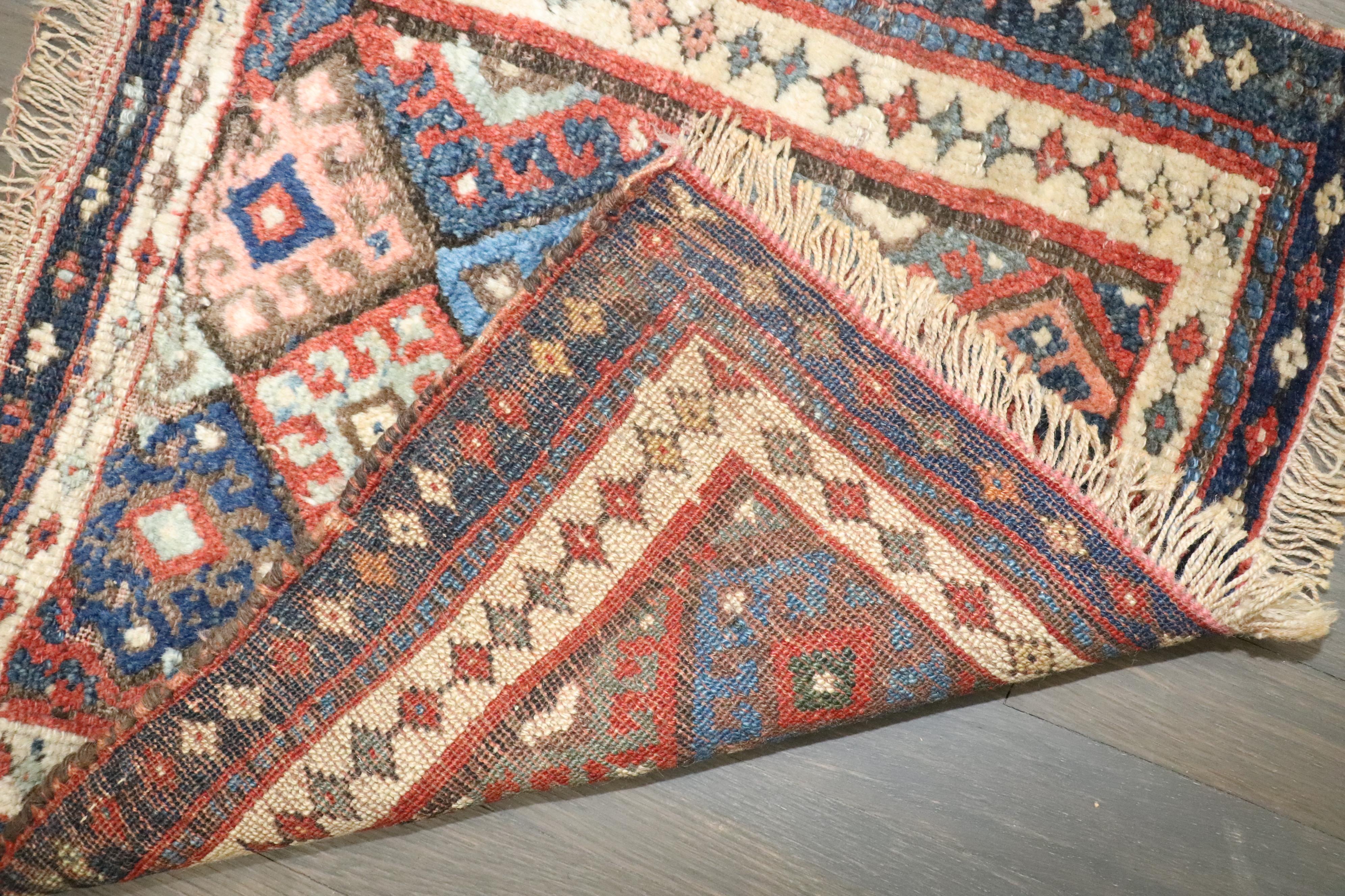 Persian Zabihi Collection Jaff Kurd Bagface Rug For Sale