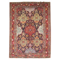 Zabihi Collection jewel Toned Persian Bakhtiari Carpet