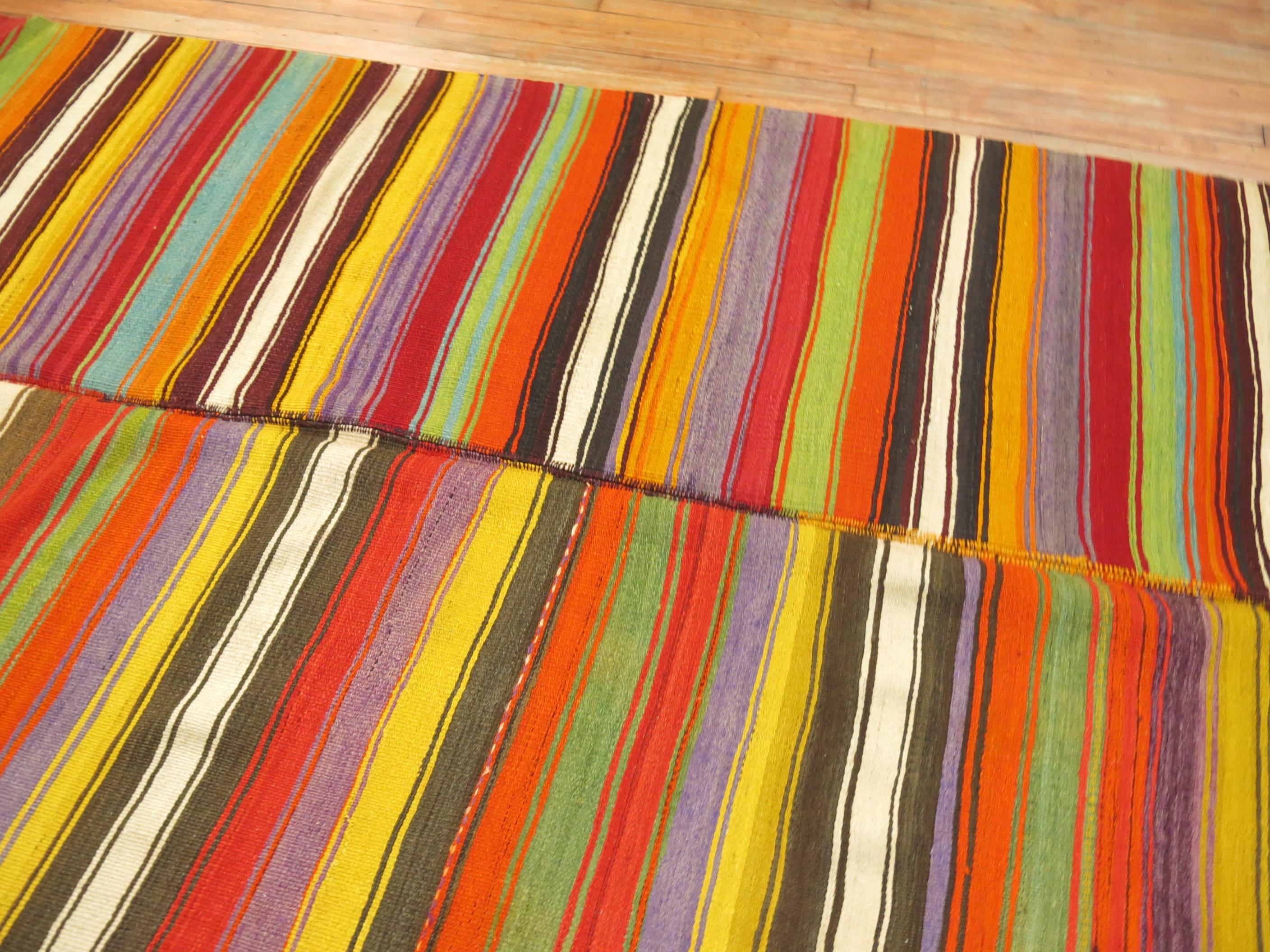 Lana Zabihi Collection Kilim Gallery Runner (a) Gallery in vendita