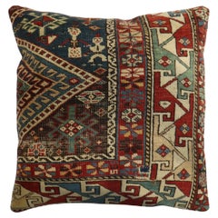 Zabihi Collection Large 19th Century Caucasian Rug Pillow