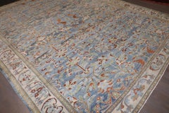 Zabihi Collection Large Antique Blue Persian Malayer Rug