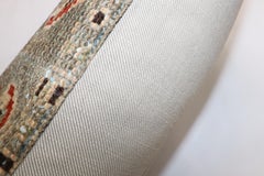 The Collective Large Brown Gray Persian Rug Pillow (tapis persan)