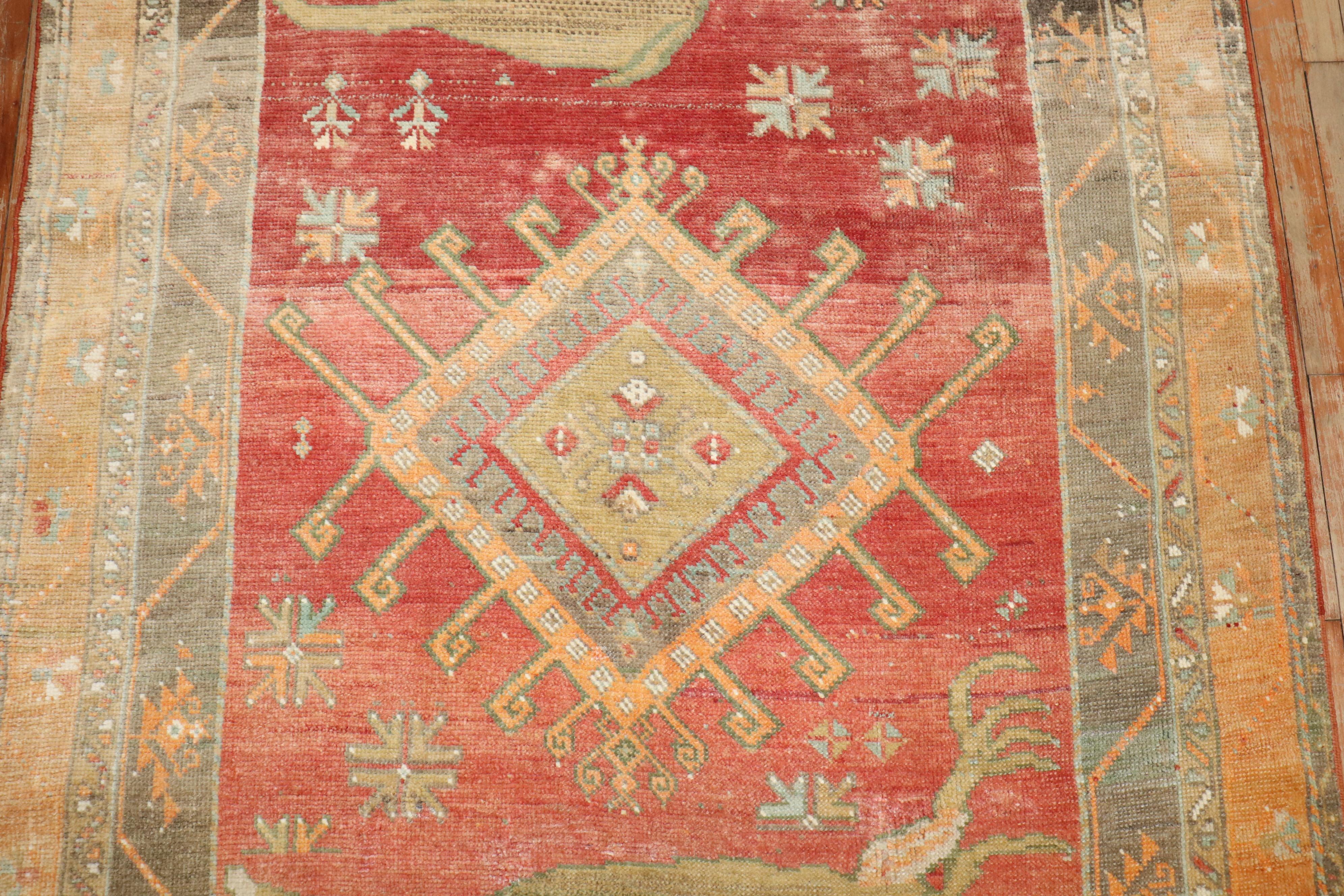 Grand tapis pictural turc de la collection Zabihi en vente 1