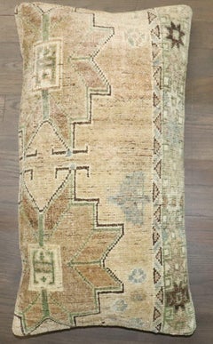 Zabihi Collection Large Floor Size Vintage Turkish Rug Pillow