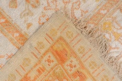Zabihi Collection Large Ivory Antique Turkish Oushak Rug