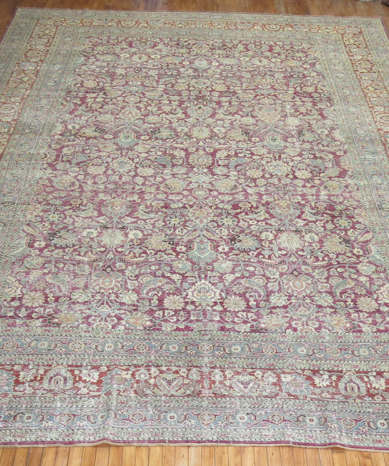 an early 20th Century Oversize Persian Meshed  Rug

rug no.	9371
size	11' 10
