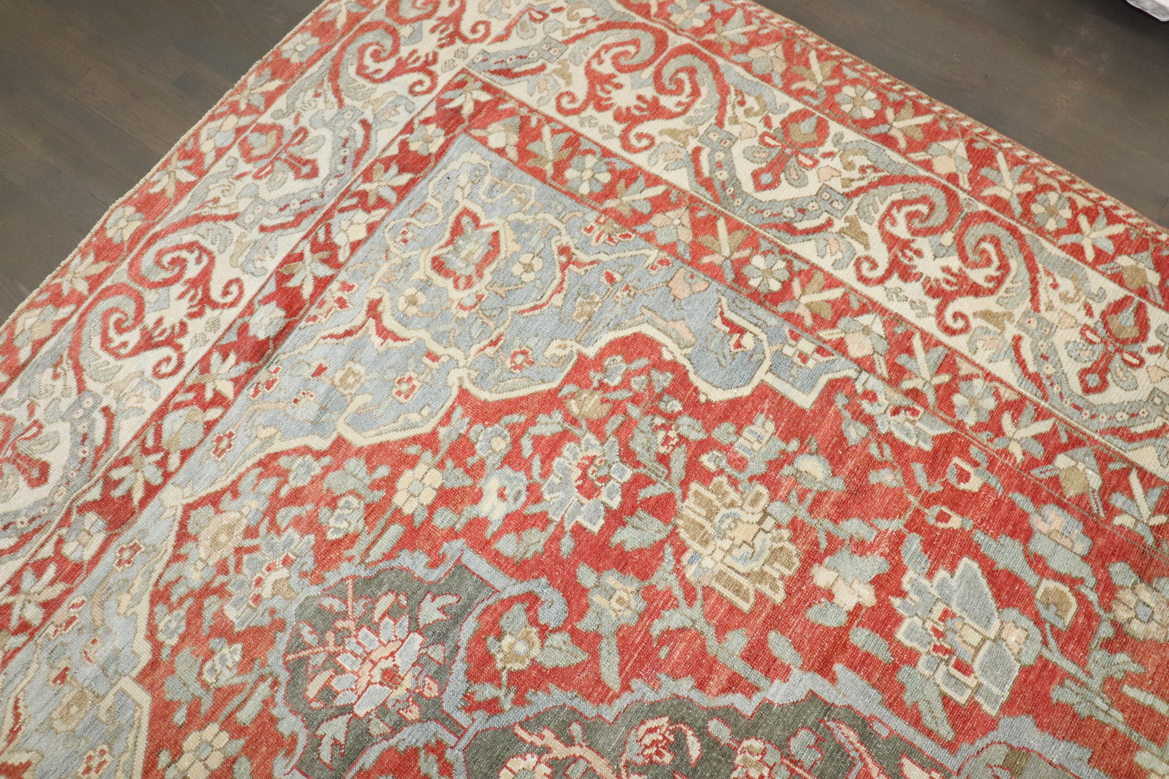20ième siècle Tapis Bakhtiari persan ancien à grande échelle de la collection Zabihi en vente